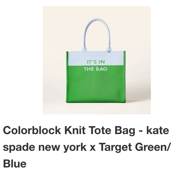 kate spade Handbags - Kate Spade Green and Blue Colorblock Tote